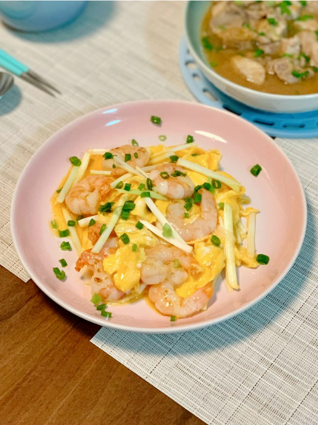 Lowenthal Shrimp Fried Egg_01 易潔鑊 蝦仁炒蛋