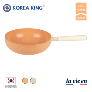 Korea King La Vie En 天然陶瓷不沾深炒鍋 26cm