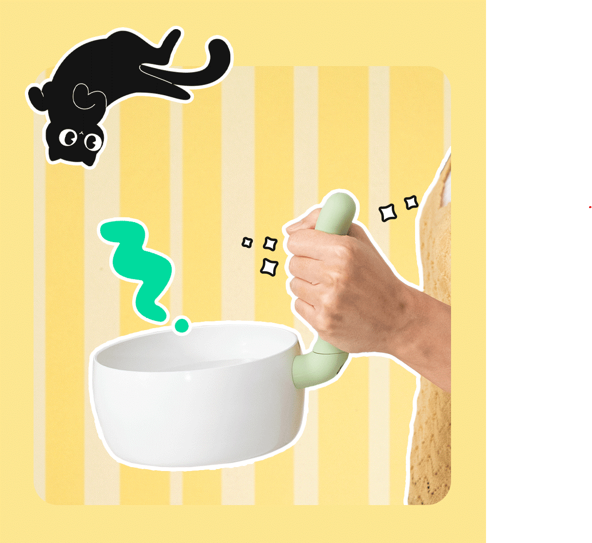 為什麼 MONGPAN 貓貓鍋的手柄能有效提重省力 30%?